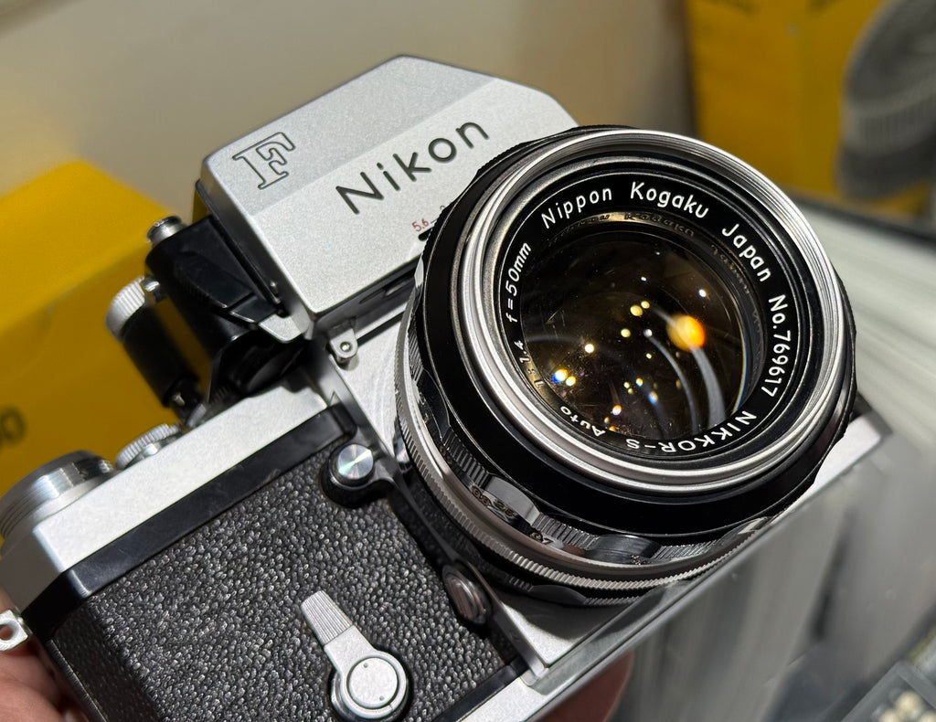 Nikon F Film Camera + 50mm f/1.4 Lens Kit