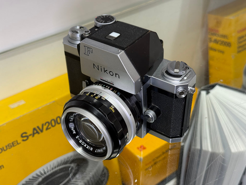 Nikon F Film Camera + 50mm f/1.4 Lens Kit