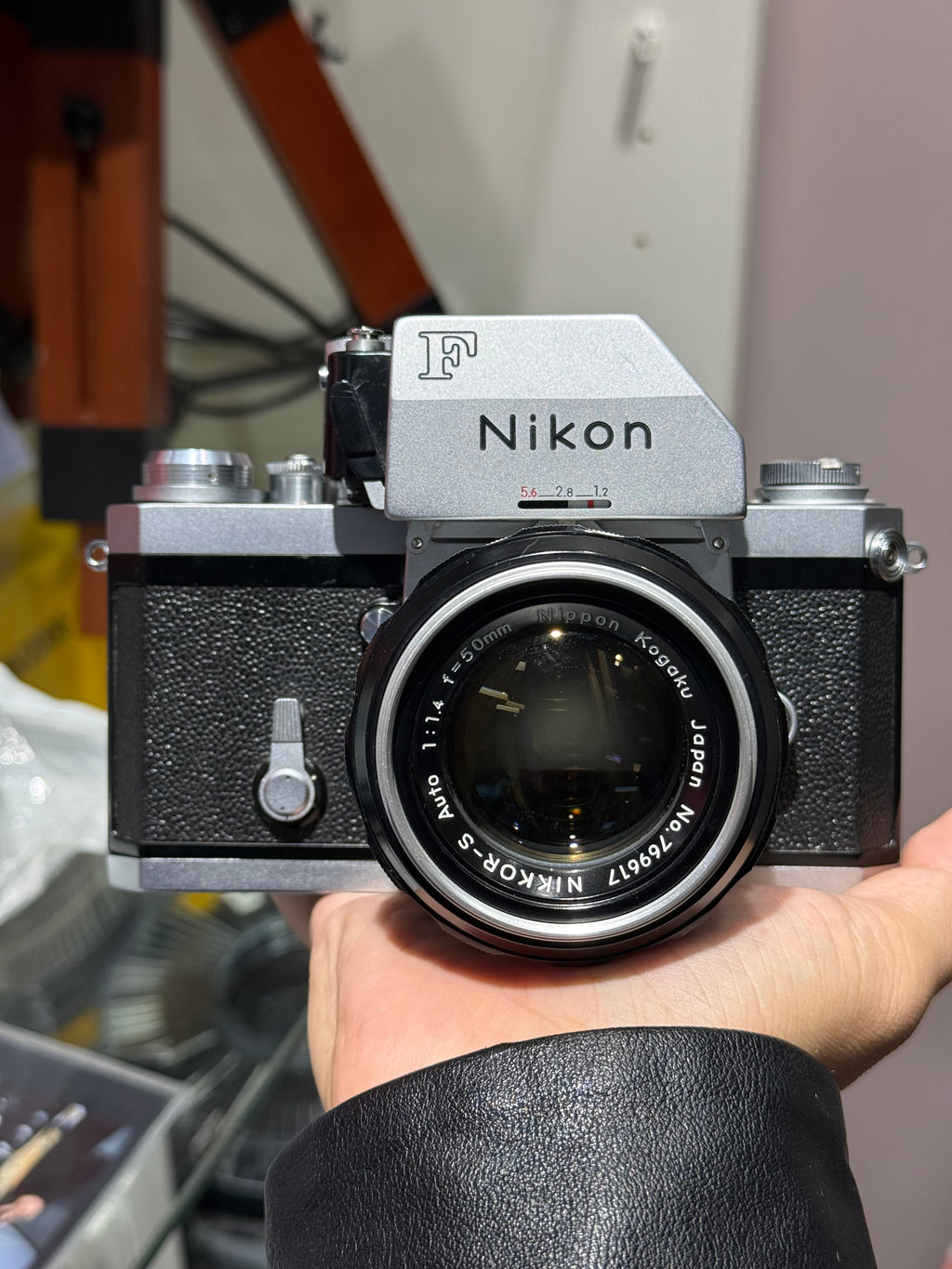 Nikon F Film Camera + 50mm f/1.4 Lens Kit