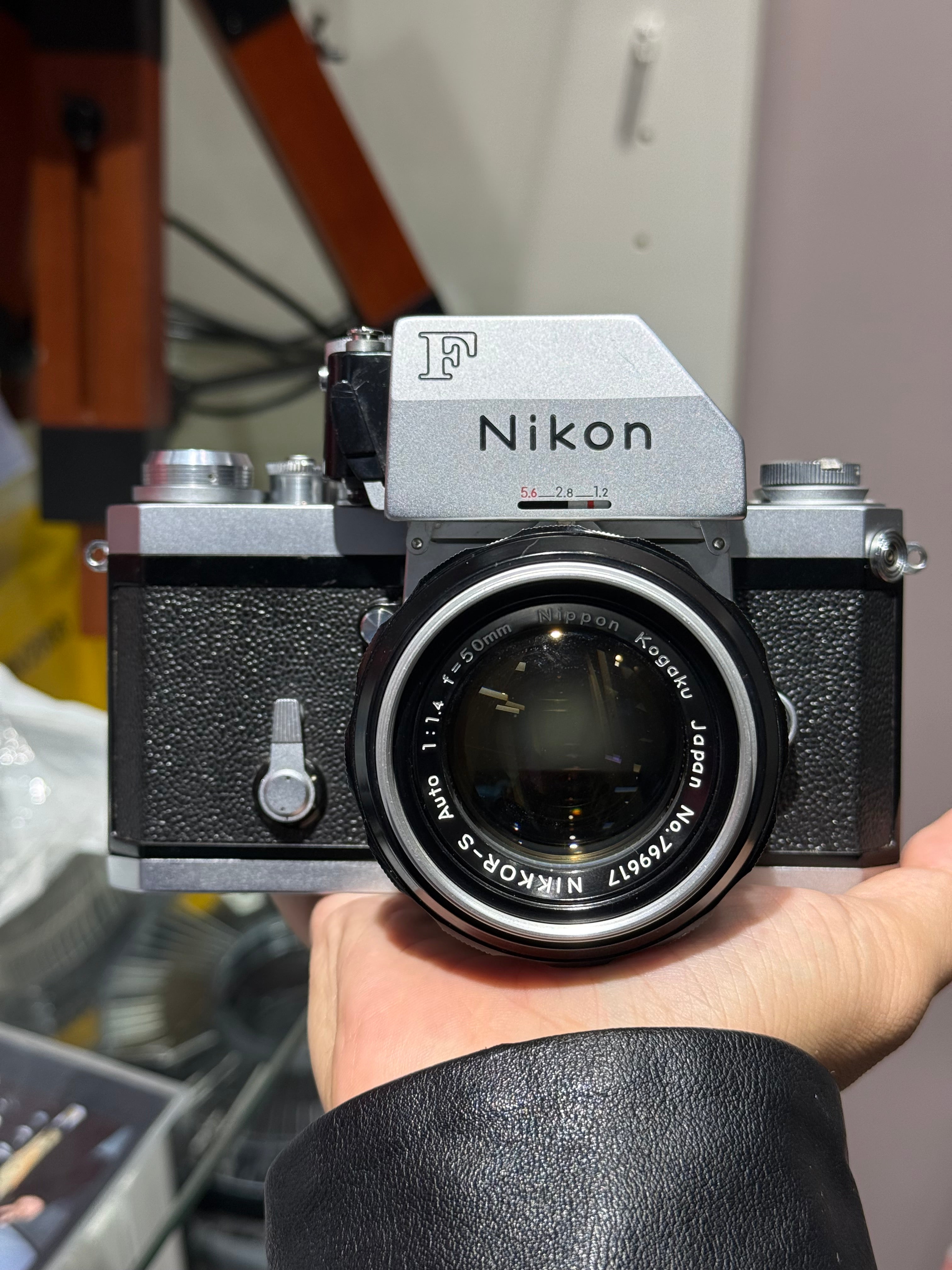 Nikon F Film Camera + 50mm f/1.4 Lens Kit