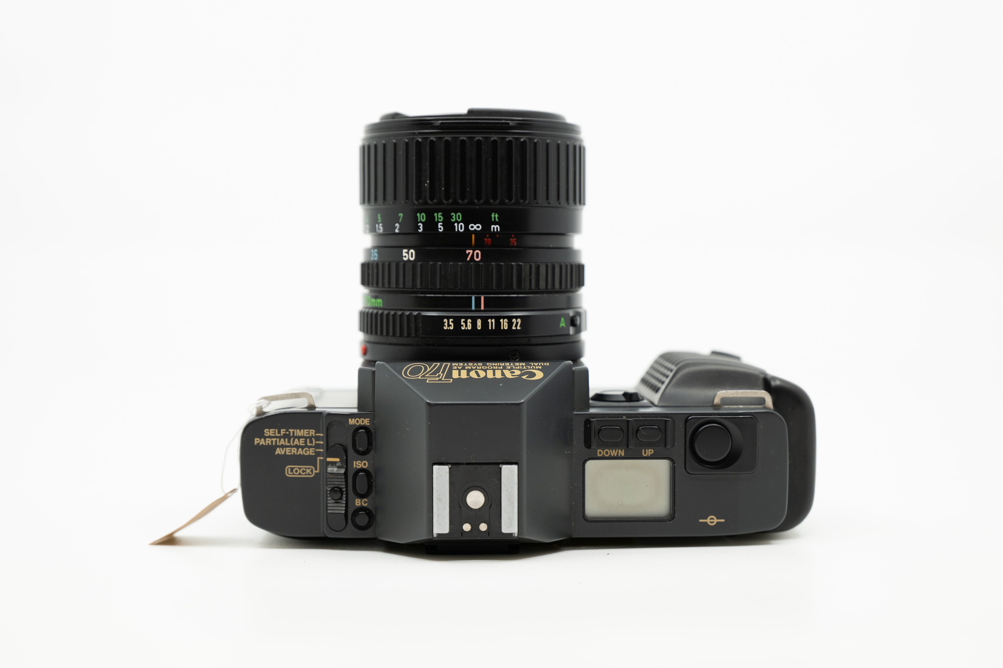 Canon T70 with 35-70mm F3.5